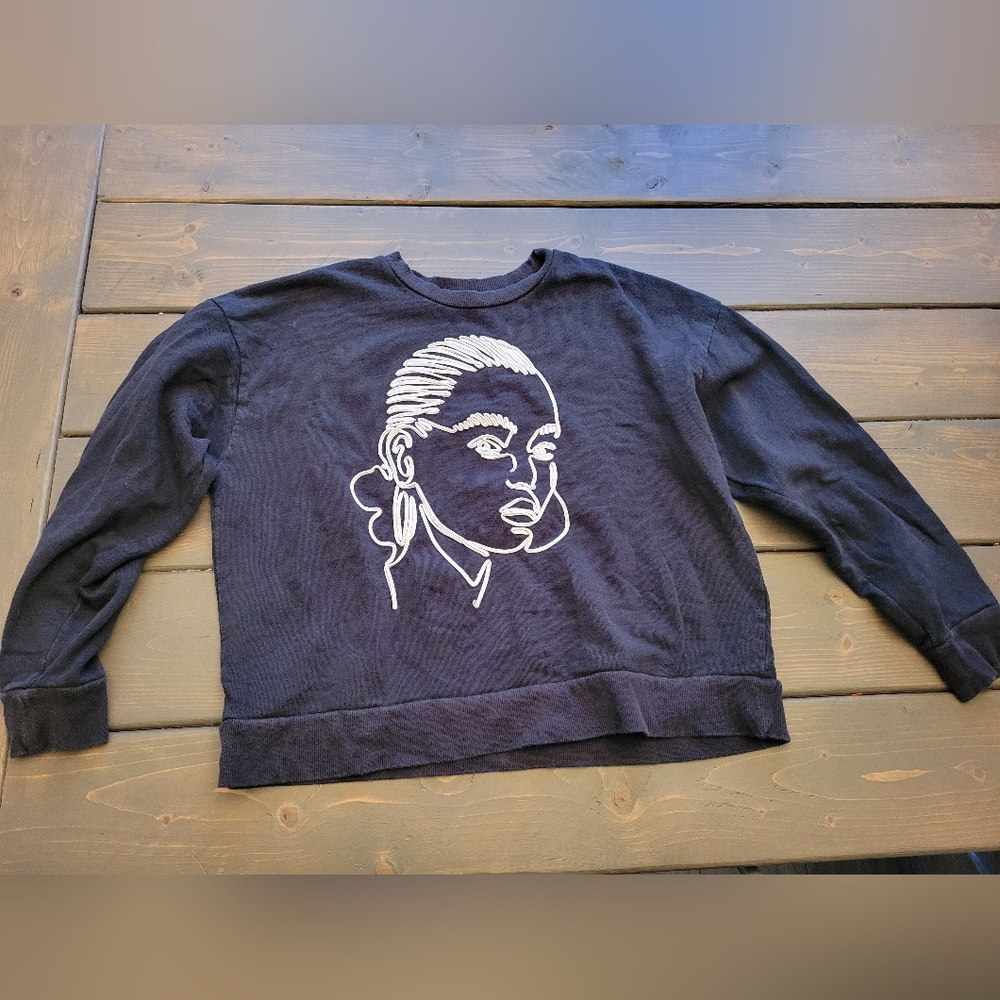 Zara black sweatshirt size small